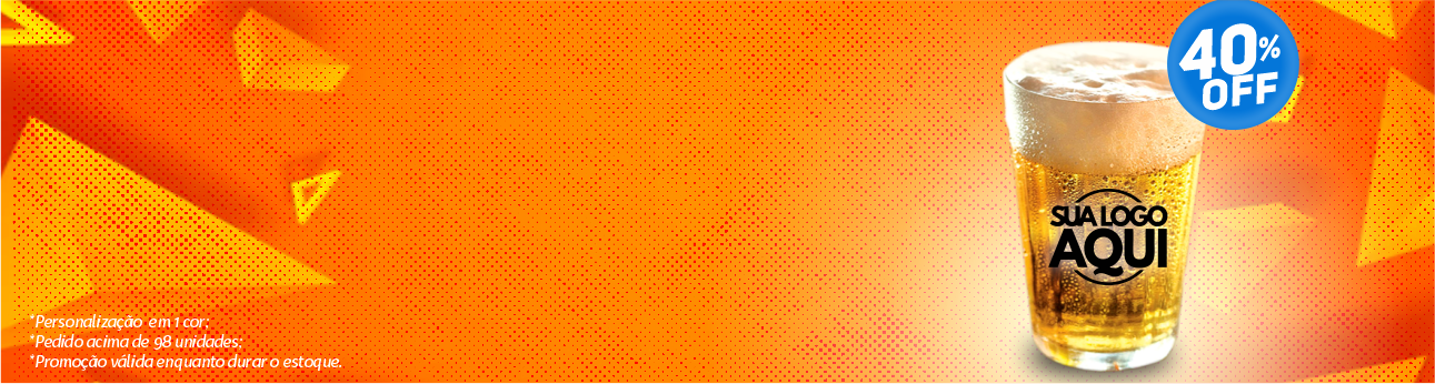 COPO AMERICANO Em vidro.